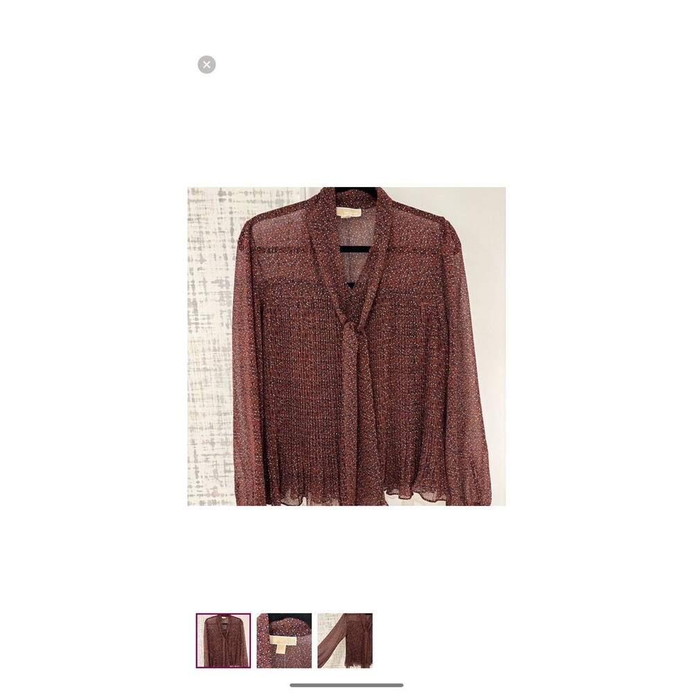 Michael Kors Tie Neck Blouse